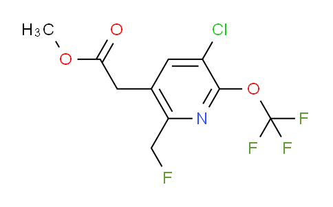 AM174447 | 1804667-86-4 | Methyl 3-chloro-6-(fluoromethyl)-2-(trifluoromethoxy)pyridine-5-acetate