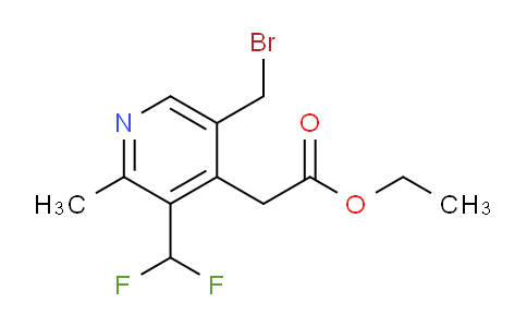 AM17445 | 1361816-22-9 | Ethyl 5-(bromomethyl)-3-(difluoromethyl)-2-methylpyridine-4-acetate