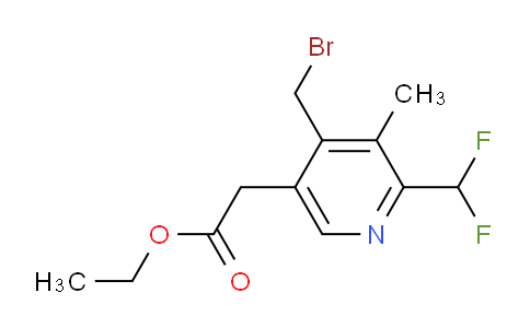 AM17446 | 1361868-57-6 | Ethyl 4-(bromomethyl)-2-(difluoromethyl)-3-methylpyridine-5-acetate