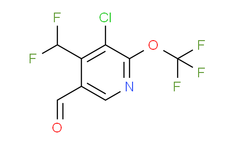 AM174484 | 1806156-61-5 | 3-Chloro-4-(difluoromethyl)-2-(trifluoromethoxy)pyridine-5-carboxaldehyde