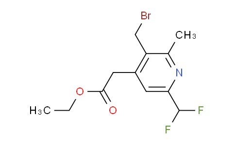 AM17449 | 1361698-95-4 | Ethyl 3-(bromomethyl)-6-(difluoromethyl)-2-methylpyridine-4-acetate