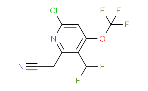 AM174493 | 1804553-58-9 | 6-Chloro-3-(difluoromethyl)-4-(trifluoromethoxy)pyridine-2-acetonitrile