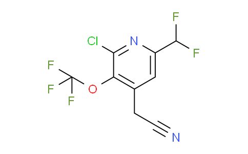 AM174494 | 1806203-21-3 | 2-Chloro-6-(difluoromethyl)-3-(trifluoromethoxy)pyridine-4-acetonitrile