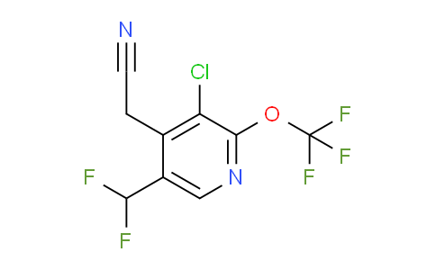 AM174501 | 1806249-21-7 | 3-Chloro-5-(difluoromethyl)-2-(trifluoromethoxy)pyridine-4-acetonitrile