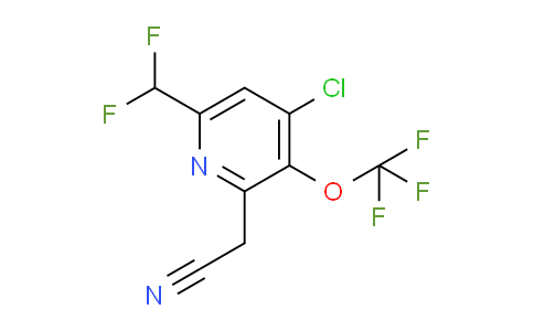 AM174508 | 1806249-30-8 | 4-Chloro-6-(difluoromethyl)-3-(trifluoromethoxy)pyridine-2-acetonitrile