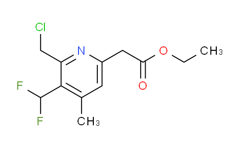 AM17451 | 1361903-77-6 | Ethyl 2-(chloromethyl)-3-(difluoromethyl)-4-methylpyridine-6-acetate