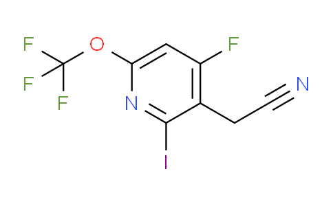 4-Fluoro-2-iodo-6-(trifluoromethoxy)pyridine-3-acetonitrile