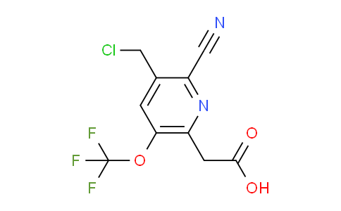 AM174541 | 1806073-17-5 | 3-(Chloromethyl)-2-cyano-5-(trifluoromethoxy)pyridine-6-acetic acid