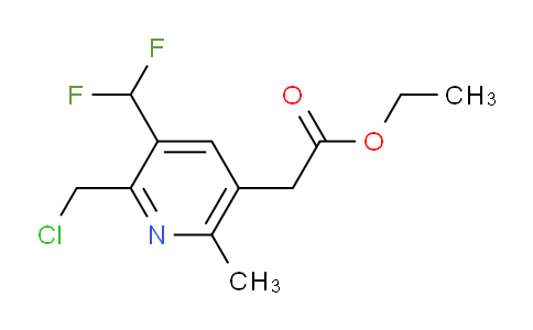 AM17455 | 1361842-31-0 | Ethyl 2-(chloromethyl)-3-(difluoromethyl)-6-methylpyridine-5-acetate