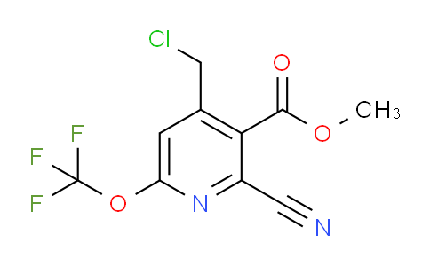 Methyl 4-(chloromethyl)-2-cyano-6-(trifluoromethoxy)pyridine-3-carboxylate