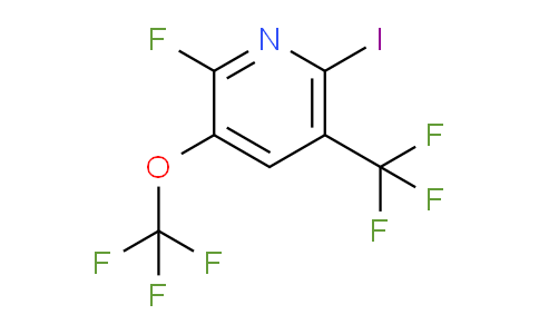 2-Fluoro-6-iodo-3-(trifluoromethoxy)-5-(trifluoromethyl)pyridine