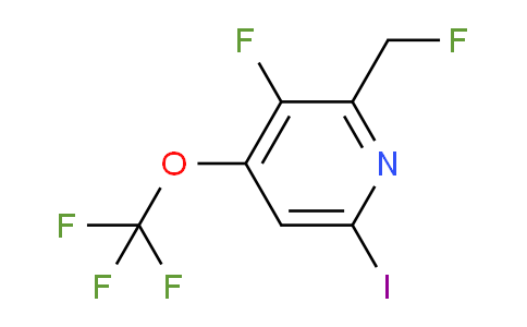 3-Fluoro-2-(fluoromethyl)-6-iodo-4-(trifluoromethoxy)pyridine