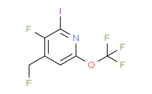3-Fluoro-4-(fluoromethyl)-2-iodo-6-(trifluoromethoxy)pyridine