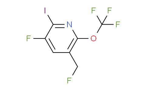 3-Fluoro-5-(fluoromethyl)-2-iodo-6-(trifluoromethoxy)pyridine