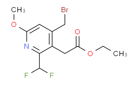 AM17463 | 1361475-11-7 | Ethyl 4-(bromomethyl)-2-(difluoromethyl)-6-methoxypyridine-3-acetate