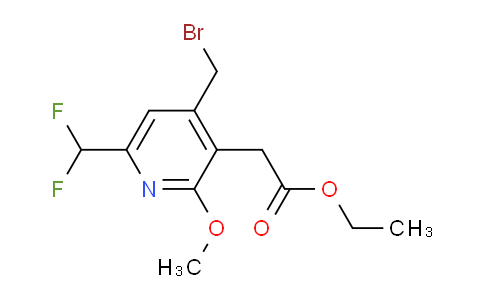 AM17464 | 1361735-00-3 | Ethyl 4-(bromomethyl)-6-(difluoromethyl)-2-methoxypyridine-3-acetate