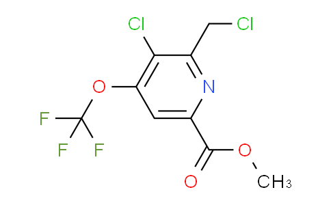 Methyl 3-chloro-2-(chloromethyl)-4-(trifluoromethoxy)pyridine-6-carboxylate