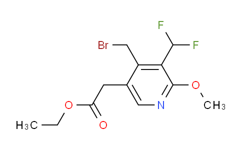 AM17465 | 1361709-98-9 | Ethyl 4-(bromomethyl)-3-(difluoromethyl)-2-methoxypyridine-5-acetate