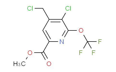 Methyl 3-chloro-4-(chloromethyl)-2-(trifluoromethoxy)pyridine-6-carboxylate