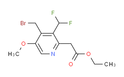 AM17467 | 1361848-17-0 | Ethyl 4-(bromomethyl)-3-(difluoromethyl)-5-methoxypyridine-2-acetate