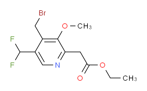 AM17468 | 1361785-04-7 | Ethyl 4-(bromomethyl)-5-(difluoromethyl)-3-methoxypyridine-2-acetate