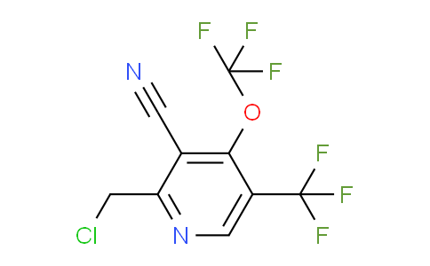 2-(Chloromethyl)-3-cyano-4-(trifluoromethoxy)-5-(trifluoromethyl)pyridine