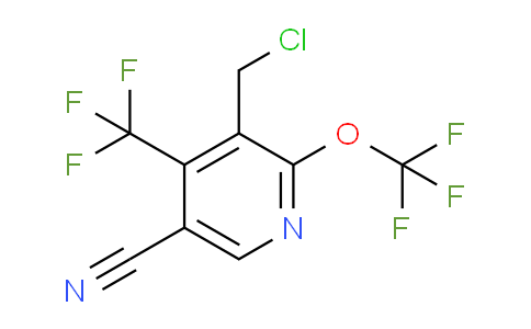 3-(Chloromethyl)-5-cyano-2-(trifluoromethoxy)-4-(trifluoromethyl)pyridine