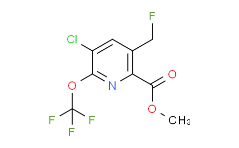Methyl 3-chloro-5-(fluoromethyl)-2-(trifluoromethoxy)pyridine-6-carboxylate