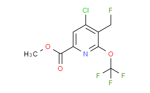 AM174711 | 1806154-93-7 | Methyl 4-chloro-3-(fluoromethyl)-2-(trifluoromethoxy)pyridine-6-carboxylate
