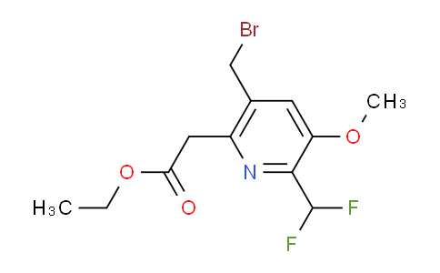 AM17472 | 1361910-78-2 | Ethyl 5-(bromomethyl)-2-(difluoromethyl)-3-methoxypyridine-6-acetate