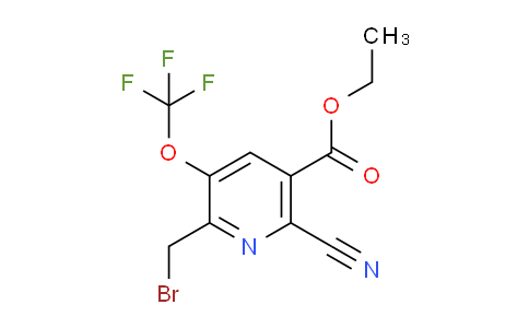 AM174720 | 1806113-77-8 | Ethyl 2-(bromomethyl)-6-cyano-3-(trifluoromethoxy)pyridine-5-carboxylate