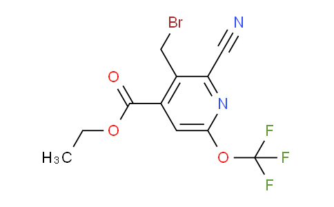 AM174726 | 1804295-63-3 | Ethyl 3-(bromomethyl)-2-cyano-6-(trifluoromethoxy)pyridine-4-carboxylate