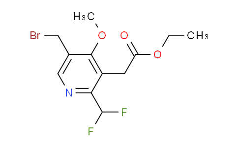 AM17473 | 1361907-39-2 | Ethyl 5-(bromomethyl)-2-(difluoromethyl)-4-methoxypyridine-3-acetate