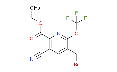 AM174733 | 1804678-40-7 | Ethyl 3-(bromomethyl)-5-cyano-2-(trifluoromethoxy)pyridine-6-carboxylate