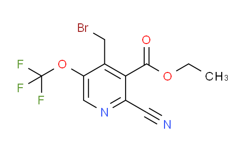 AM174738 | 1804678-46-3 | Ethyl 4-(bromomethyl)-2-cyano-5-(trifluoromethoxy)pyridine-3-carboxylate