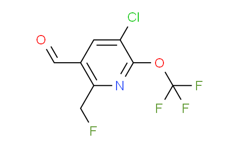 AM174739 | 1804799-19-6 | 3-Chloro-6-(fluoromethyl)-2-(trifluoromethoxy)pyridine-5-carboxaldehyde