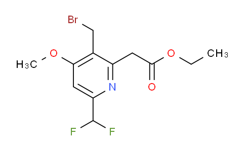 AM17474 | 1361755-23-8 | Ethyl 3-(bromomethyl)-6-(difluoromethyl)-4-methoxypyridine-2-acetate