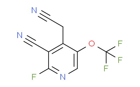 3-Cyano-2-fluoro-5-(trifluoromethoxy)pyridine-4-acetonitrile