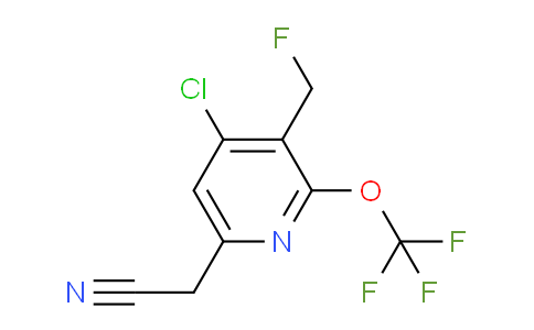 AM174756 | 1804004-77-0 | 4-Chloro-3-(fluoromethyl)-2-(trifluoromethoxy)pyridine-6-acetonitrile