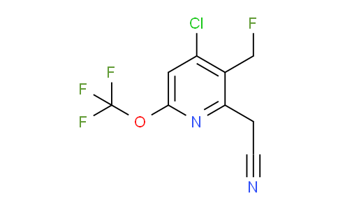 AM174759 | 1804706-66-8 | 4-Chloro-3-(fluoromethyl)-6-(trifluoromethoxy)pyridine-2-acetonitrile