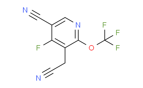 5-Cyano-4-fluoro-2-(trifluoromethoxy)pyridine-3-acetonitrile