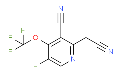 3-Cyano-5-fluoro-4-(trifluoromethoxy)pyridine-2-acetonitrile