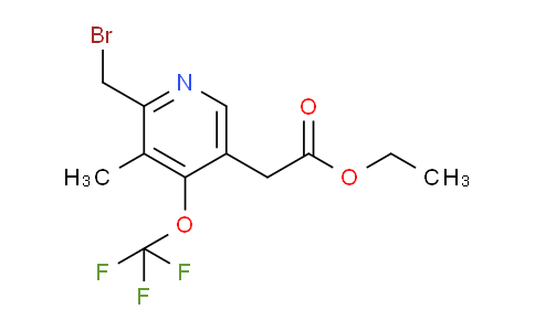 AM17477 | 1361788-76-2 | Ethyl 2-(bromomethyl)-3-methyl-4-(trifluoromethoxy)pyridine-5-acetate