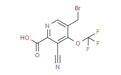 5-(Bromomethyl)-3-cyano-4-(trifluoromethoxy)pyridine-2-carboxylic acid