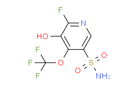 2-Fluoro-3-hydroxy-4-(trifluoromethoxy)pyridine-5-sulfonamide