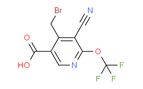 4-(Bromomethyl)-3-cyano-2-(trifluoromethoxy)pyridine-5-carboxylic acid