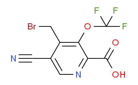 AM174782 | 1804677-58-4 | 4-(Bromomethyl)-5-cyano-3-(trifluoromethoxy)pyridine-2-carboxylic acid