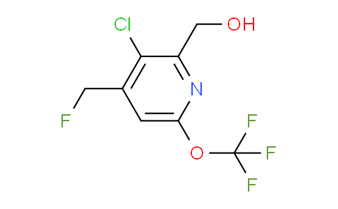 3-Chloro-4-(fluoromethyl)-6-(trifluoromethoxy)pyridine-2-methanol