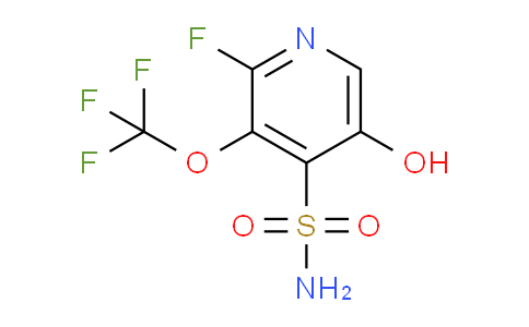 2-Fluoro-5-hydroxy-3-(trifluoromethoxy)pyridine-4-sulfonamide