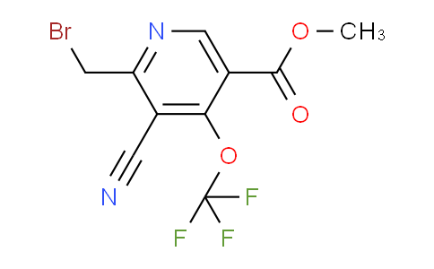 Methyl 2-(bromomethyl)-3-cyano-4-(trifluoromethoxy)pyridine-5-carboxylate